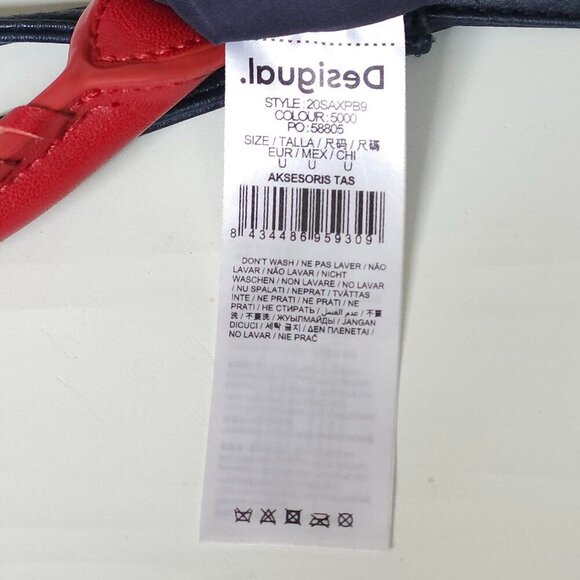 ATTRACTIVE Desigual BOHO BAG 20SAXPB9 Embroidered Romantic Whimsical - Picture 6 of 16